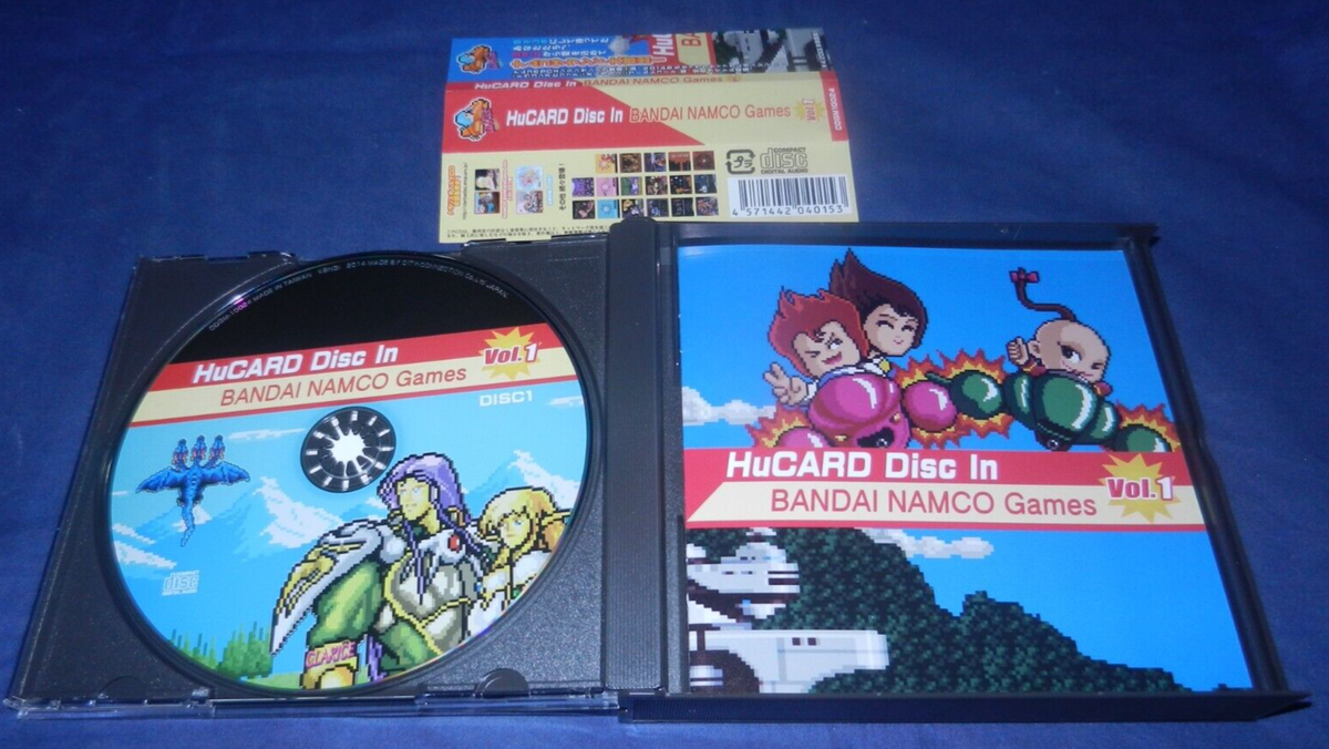 HuCARD Disc in BANDAI NAMCO Games Vol 1 OST, 3 CDs-LN, JAPAN, w 