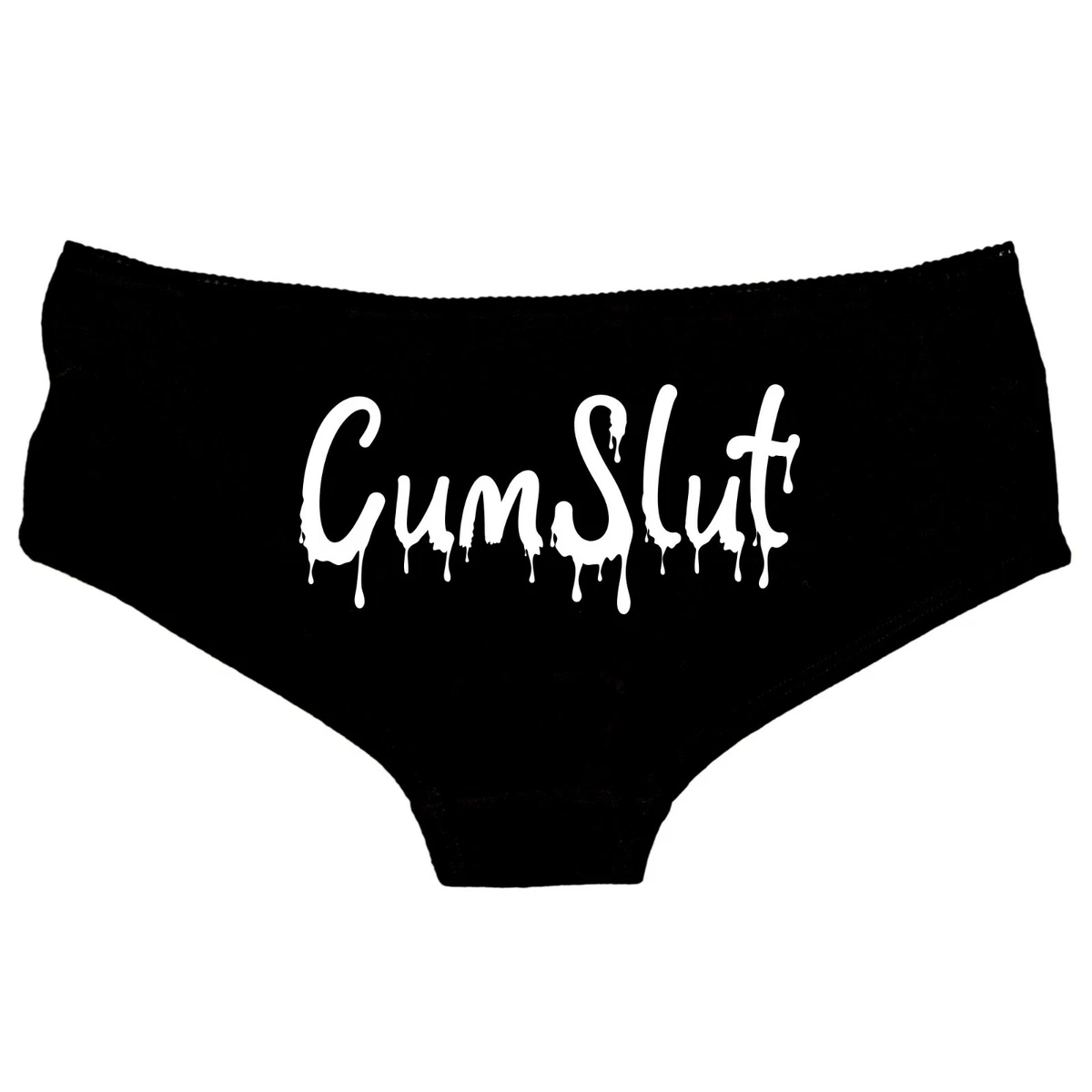 Cum Slut - DDLG Clothing Naughty Knickers Thong,Slutty Sub Kinky Hot Pants  - 122