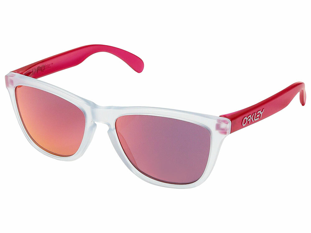 Oakley Frogskins Sunglasses OO9013-B355 Matte Clear/Pink Oakley Frogskins Sunglasses OO9013-B355 Matte Clear/Pink