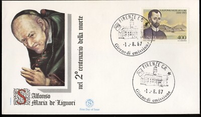ITALIEN 1987 - FDC FILAGRANO - Zweihundertjahrfeier des Todes S.Alfonso M. de Liguori