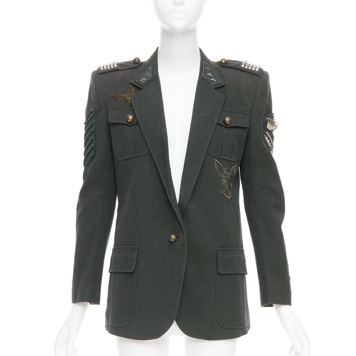 BALMAIN military jacket バルマン　ミリタリー　ジャケット 2009 Balmain Embellished Military Jacket
