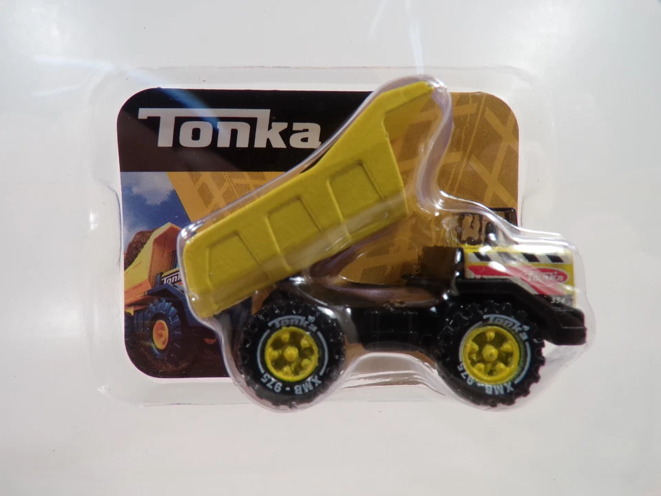 World's Smallest Mini TONKA Mighty Dump Truck Miniature Micro Toy Metal Dump Bed - Image 3 of 4
