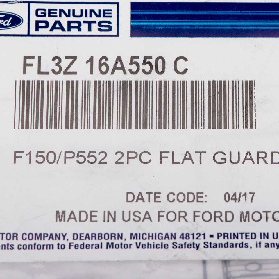 Guardabarros planos negros para Ford F-150 2005-2022 OEM NUEVO FL3Z-16A550-C Foto 4 de 4