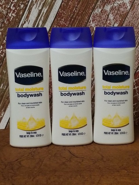 vaseline total moisture body wash