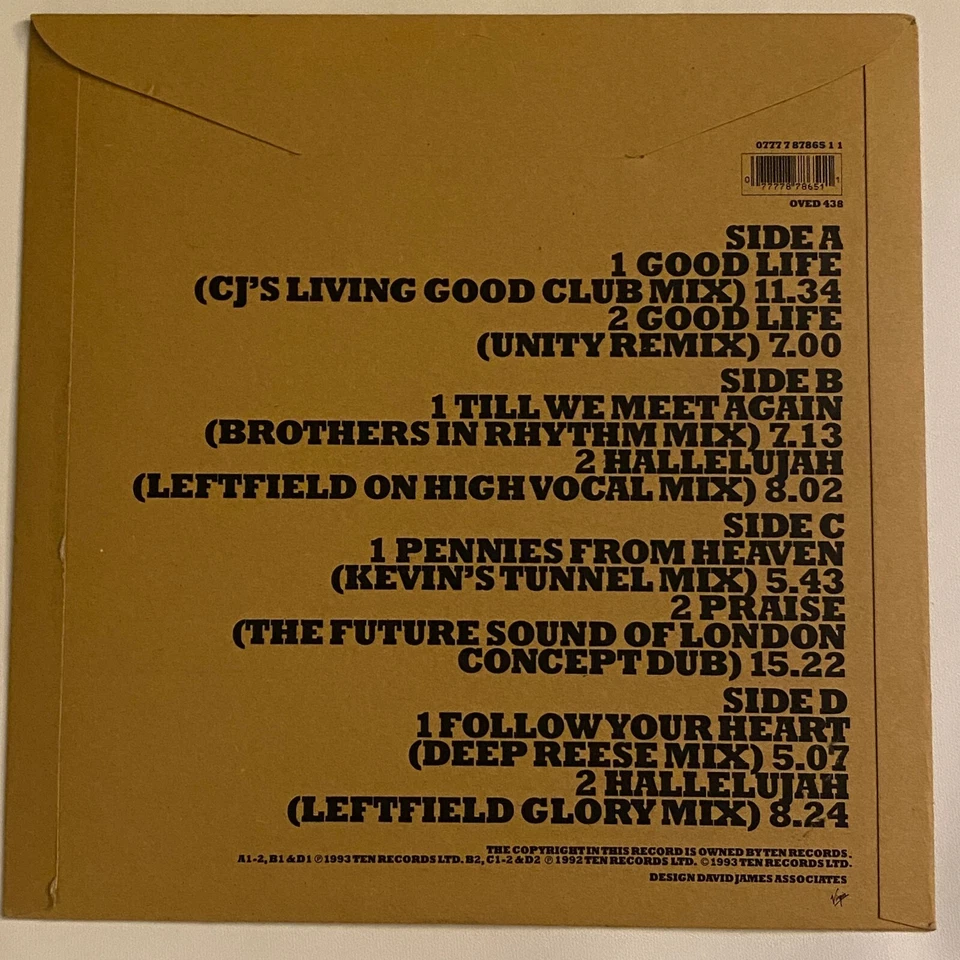 INNER CITY - TESTAMENT 93 * 2 x LP VINYL * VIRGIN - OVED 438 NM - Image 2 of 4