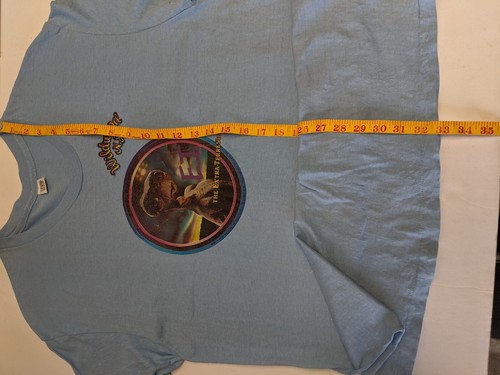Vintage 80s E.T. THE EXTRA-TERRESTRIAL T SHIRT XL with bonus figure. "Wildwood" - Picture 10 of 14