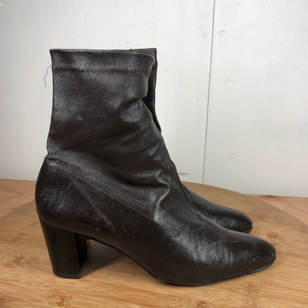 Robert Clergerie Boots Womens 8.5 B Brown Leather Classic Robert Clergerie Boots Womens 8.5 B Brown Leather Classic