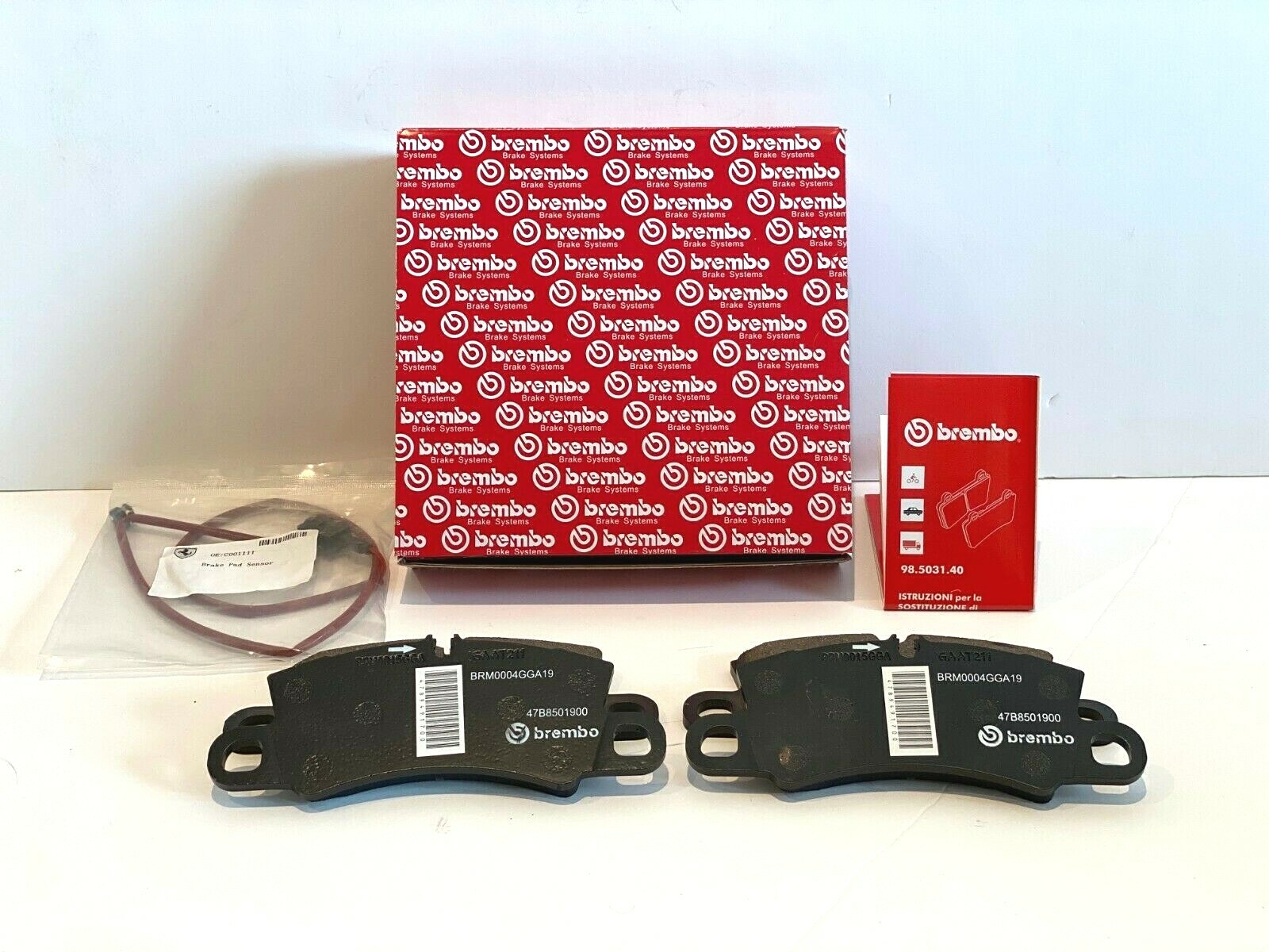 🚚Ferrari 488, F8, F12 & 812 Rear Brake Pad Set