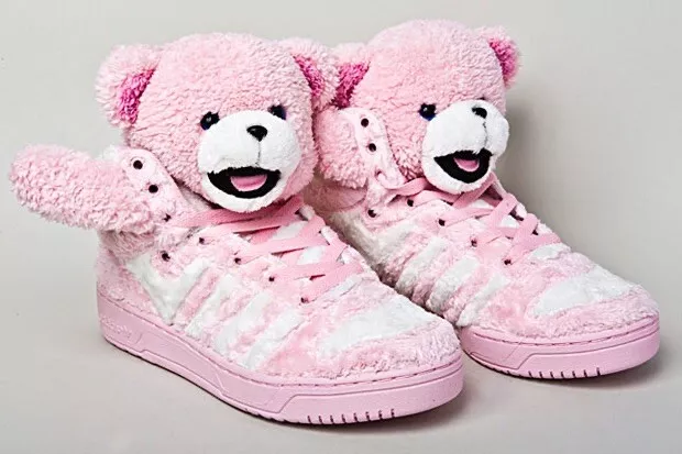 secuencia Papá terremoto Adidas Originals Jeremy Scott Pink Bear Uk7 | eBay