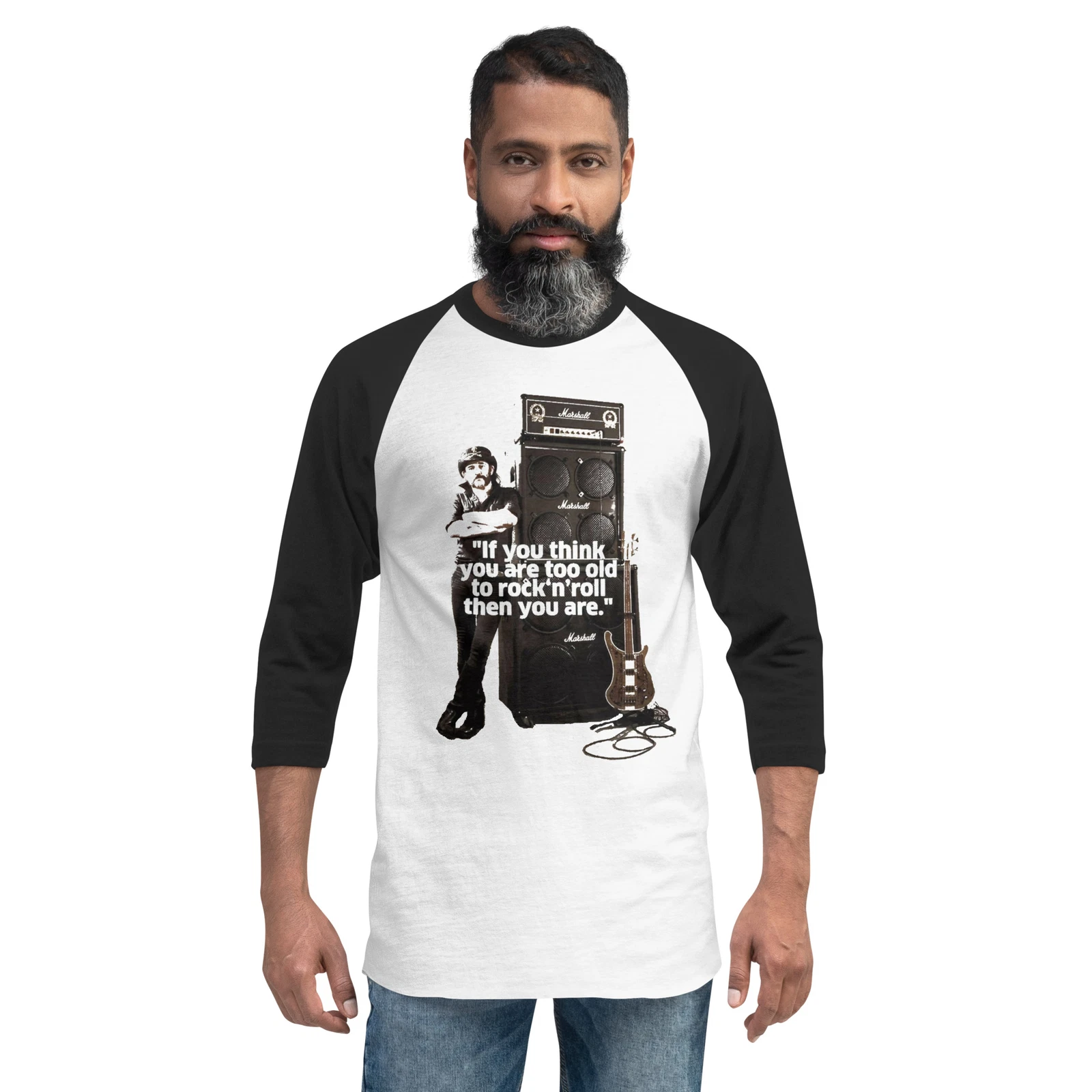 Lemmy Kilmister 3/4 sleeve shirt