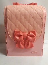 Barbie Mattel Casa Valigetta Rosa Bed And Bath Camera E Bagno richiudibile 1998