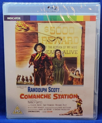 Comanche Station (Blu-ray, 1960, Indicator #66) Randolph Scott, Claude Akins