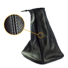 Schaltsack passend für Opel Corsa A Bj. 1982-1993 blaue Naht Echtes Leder Neu