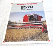 MASSEY FERGUSON TRACTOR 8570 ROTORY COMBINES BROCHURE