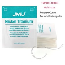 Dental Orthodontic Super Elastic Niti Arch Wires Round Reverse Curve Form Round