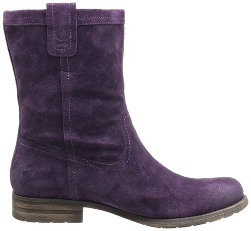 ⭐️⭐NATURALIZER - BASHA PURPLE CONCORD SUEDE DISTRESSED BOOTIE - NIB - SZ 7.5 - Picture 3 of 6