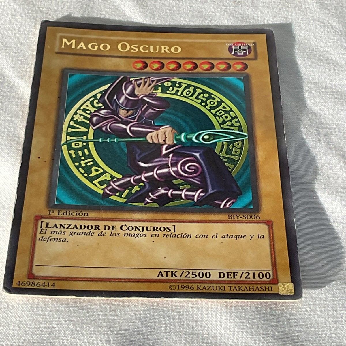 VTG Mago Oscuro (Dark Magician) Ultra Rare Holo Spanish BIY-S006