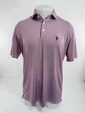 HOLDERNESS BOURNE - TRINITY FALLS Mens M Embroidered Golf Polo Shirt