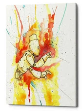 Epic Graffiti "Nimbus Bot" by Craig Snodgrass, Giclee Canvas Wall Art