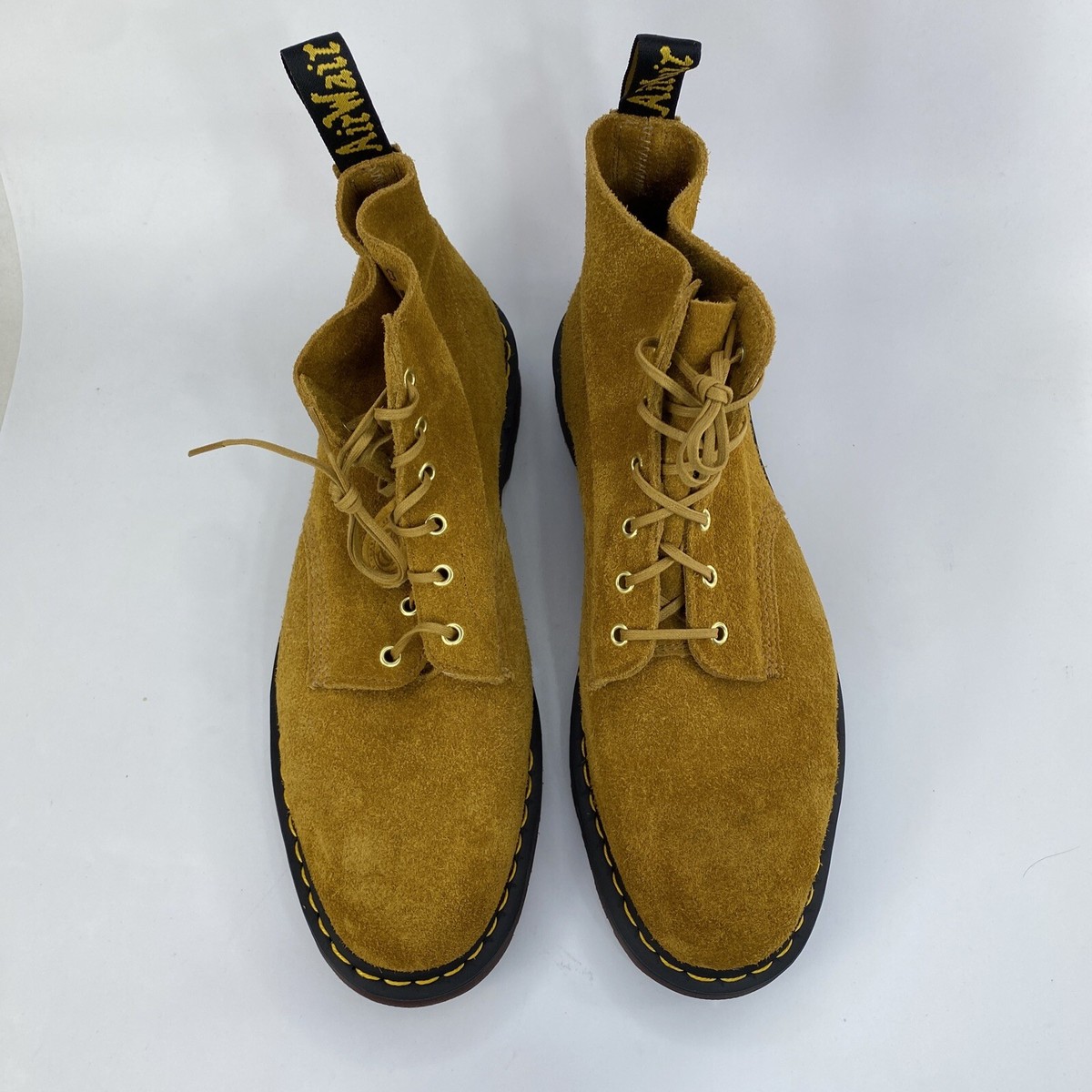 Dr Martens 101 Suede Boots C.F. Steads Tan yellow Desert  display picture 3