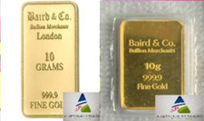 One Only -10 Grams Solid Gold Bar 10g  - brand New Sealed - Real Gold888