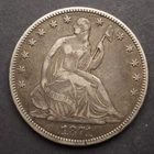 1871 *P* SEATED LIBERTY HALF  DOLLAR **NICE COIN!** FREE SHIPPING! M5087
