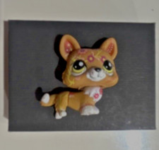 Littlest Pet Shop RARE Floral Painted Corgi C...