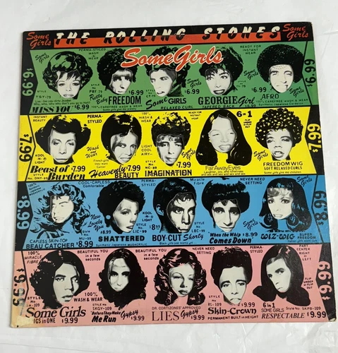 Vintage 1978 The Rolling Stones-Some Girls-Celebrity Faces Jacket