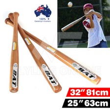 25"/63cm 32"/81cm Wood Baseball Bat Racket Exercise Sports