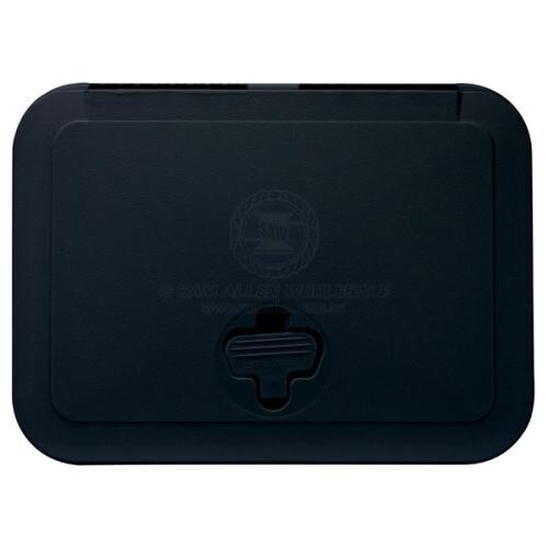 Escotilla de acceso con bisagras negra 280 mm x 381 mm Jim negra HECHA EN EE. UU. - Imagen 1 de 1