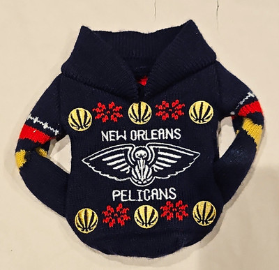 New Orleans Pelicans Promo Giveaway Holiday Sweater Can Coozy