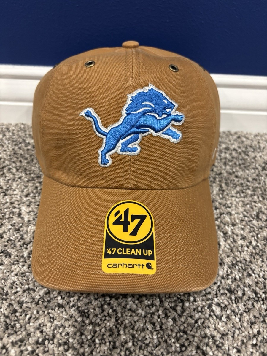 Detroit Lions Carhartt '47 Clean Up Hat - SAME DAY SHIPPING | eBay