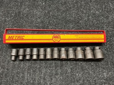 MAC Tools VP6 Metric 12 Piece 1/2'' Drive Impact Socket Set With Holder !LOOK!  