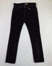 J Crew 484 Slim Pants Mens 30x32 Brown Corduroy Chino 5 Pocket Casual