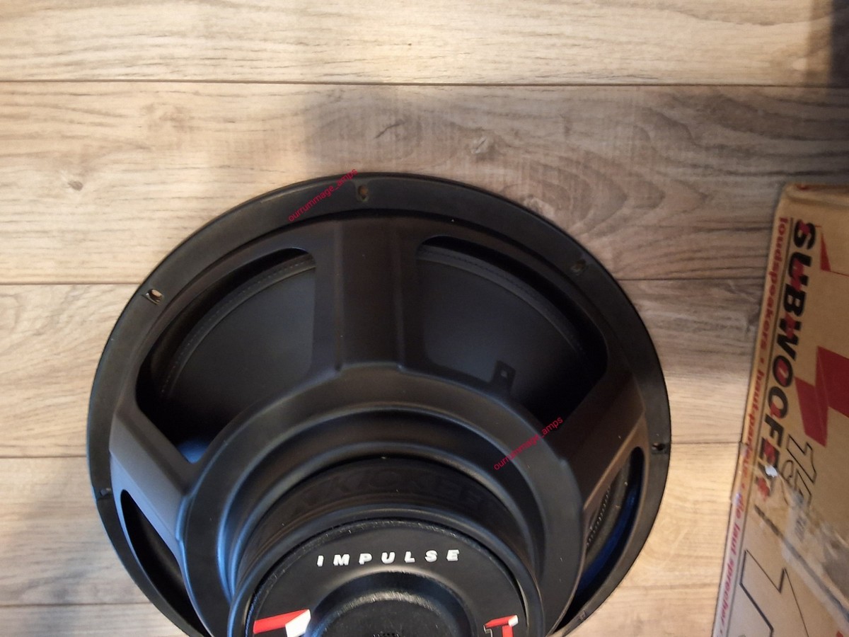 NOS Kicker 15 Inch 8 - Ohm SVC IMPULSE Car Audio Subs 🇺🇸 OLD
