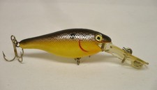 Crankbait Fishing Lure Rebel Double Deep Shad 3" tip to tip Rattle Very Clean