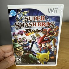 Super Smash Bros. Brawl Case - Nintendo Wii - CASE AND MANUAL ONLY No Game