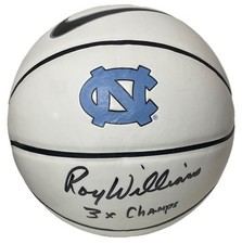 ROY WILLIAMS SIGNED NIKE NORTH CAROLINA TAR HEELS LOGO BASKETBALL UNC JSA !