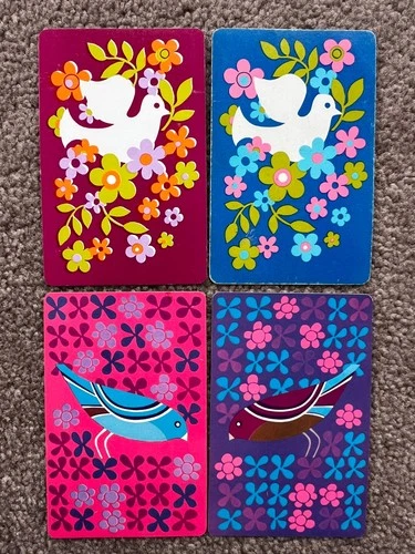 swap playing cards birds