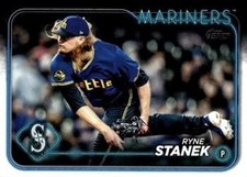 Ryne Stanek 2024 Topps Update US121 Seattle Mariners Baseball Card