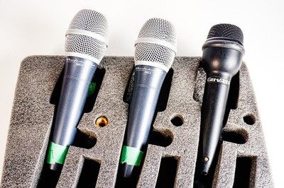 x3 Microphones - 2x Wharfedale Pro DM 3.0S 1x Genexxa 33-1070c Microphone