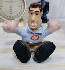 Mr. Wonderful Talking Keychain Plush Doll 5" Sitting W/Clip 2003 Tested Working