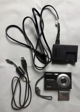 Olympus FE-20 8MP Digital Compact Camera Black Includes Battery  Charger Cable