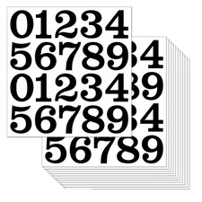 200 PCS Mailbox Numbers for Outside, Vinyl Numbers Stickers Mailbox Number De...