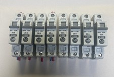 ALLEN BRADLEY,1492-CB1,CIRCUIT BREAKER 20A 1P LOT OF 8