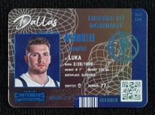 2021-22 Panini Contenders License to Dominate Luka Doncic #18 9l4