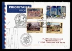 DR WHO 2001 URUGUAY FDC ART COMBO PRIORITY TO FRANCE M77889