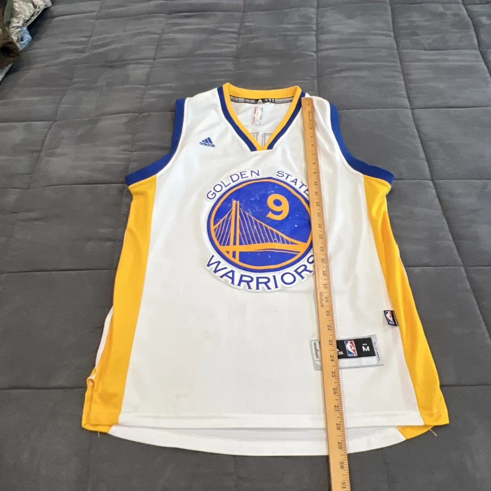 Camiseta Golden State WARRIORS #9 Iguodala Adidas Mediana Swingman Blanca Hogar Foto 3 de 4