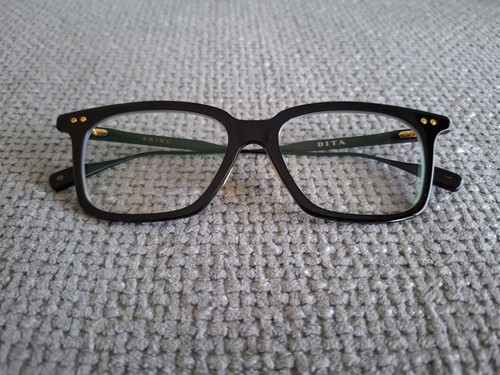DITA Arinu Square Eyeglasses DTX433-A-01 Black & Gold 53-17 - Picture 8 of 9