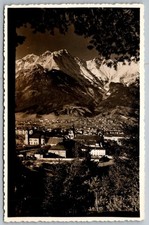 Innsbruck RPPC Austria View from Silltal with Karwendel Alps c.1940s Real Photo